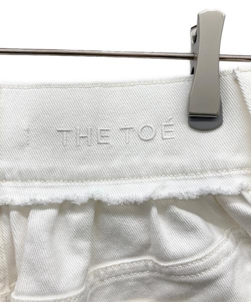 THE TOE（ザ・トゥー）THE TOE (ザ・トゥー) Olympia Denim Skirt ホワイト サイズ:Sの古着・服飾アイテム