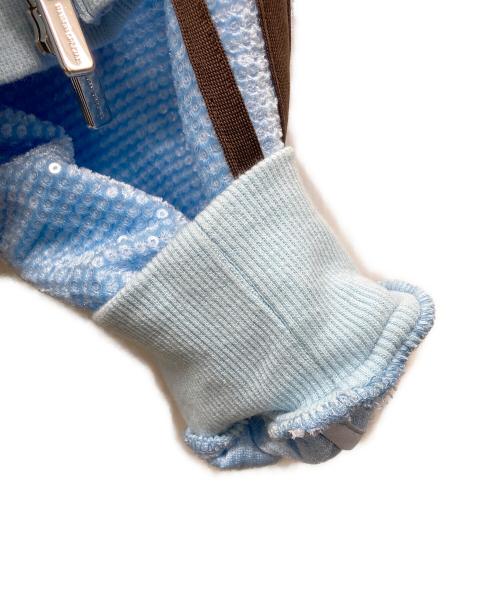 MAISON SPECIAL（メゾンスペシャル）MAISON SPECIAL (メゾンスペシャル) Sequins Side Line Track Jacket スカイブルー サイズ:FREEの古着・服飾アイテム