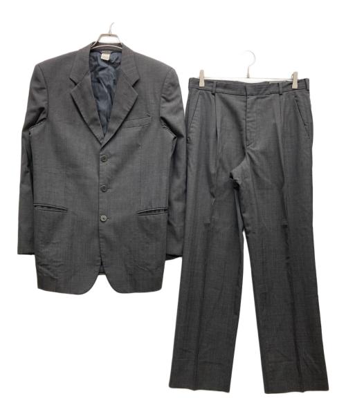 GIANNI VERSACE COUTURE（ジャンニヴェルサーチクチュール）GIANNI VERSACE COUTURE (ジャンニヴェルサーチクチュール) 3Bテーラードセットアップ ブラック サイズ:48 Mの古着・服飾アイテム