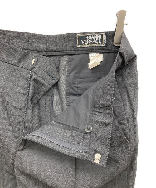 GIANNI VERSACE COUTURE（ジャンニヴェルサーチクチュール）GIANNI VERSACE COUTURE (ジャンニヴェルサーチクチュール) 3Bテーラードセットアップ ブラック サイズ:48 Mの古着・服飾アイテム