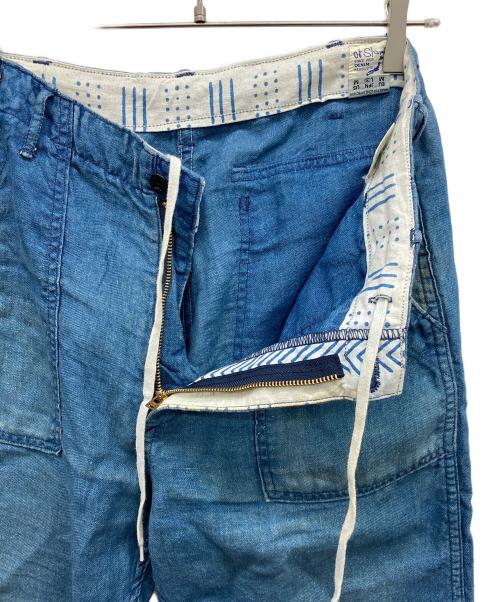 orSlow（オアスロウ）orSlow (オアスロウ) リネンベイカーパンツ ブルー サイズ:JPN L(3)の古着・服飾アイテム