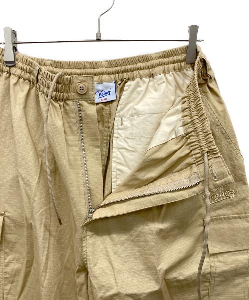 KEBOZ（ケボズ）KEBOZ (ケボズ) COTTON RIPSTOP CARGO PANTS ベージュ サイズ:L 未使用品の古着・服飾アイテム