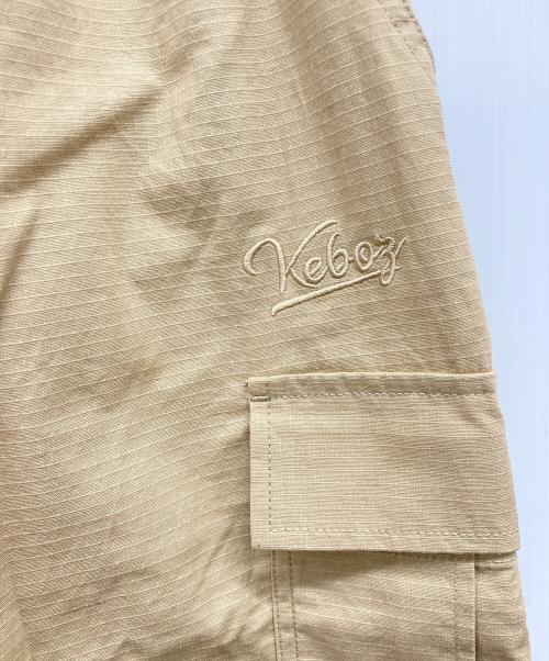 KEBOZ（ケボズ）KEBOZ (ケボズ) COTTON RIPSTOP CARGO PANTS ベージュ サイズ:L 未使用品の古着・服飾アイテム