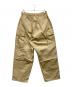 KEBOZ (ケボズ) COTTON RIPSTOP CARGO PANTS ベージュ サイズ:L 未使用品：10000円