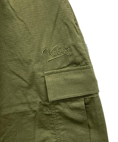 KEBOZ（ケボズ）KEBOZ (ケボズ) COTTON RIPSTOP CARGO PANTS カーキ サイズ:L 未使用品の古着・服飾アイテム