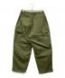 KEBOZ (ケボズ) COTTON RIPSTOP CARGO PANTS カーキ サイズ:L 未使用品：10000円