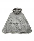 KEBOZケボズ）の古着「PACKABLE RIPSTOP NYLON HOODIE JACKET」｜グレー