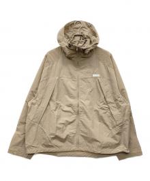 KEBOZ（ケボズ）の古着「PACKABLE RIPSTOP NYLON HOODIE JACKET」｜ベージュ