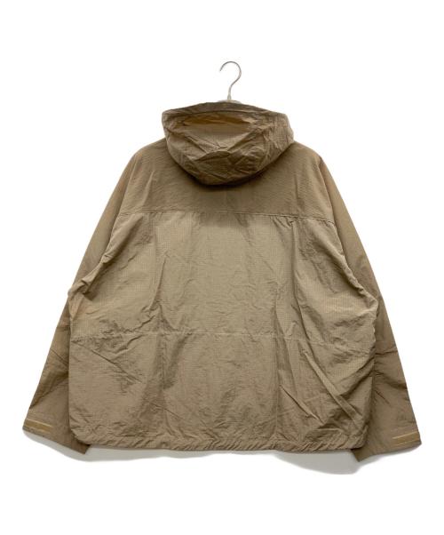 KEBOZ（ケボズ）KEBOZ (ケボズ) PACKABLE RIPSTOP NYLON HOODIE JACKET ベージュ サイズ:LARGE 未使用品の古着・服飾アイテム