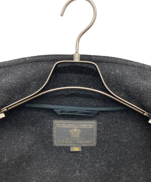 BUZZ RICKSON'S（バズリクソンズ）Buzz Rickson's (バズリクソンズ) サブマリーナコート ブラック サイズ:38の古着・服飾アイテム