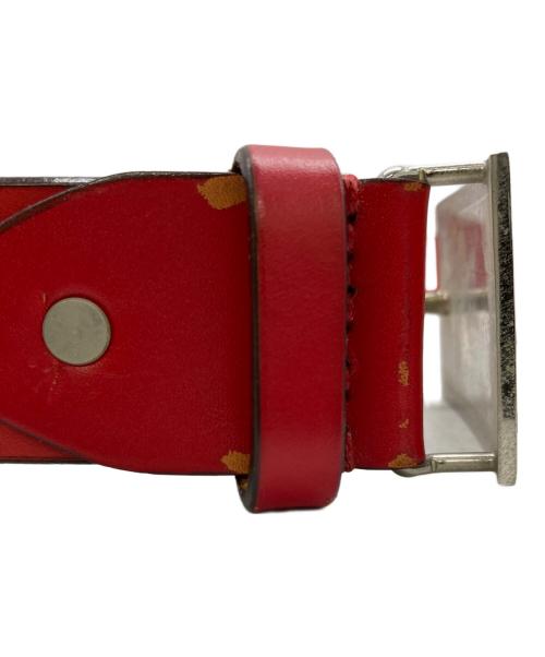 EVISU（エヴィス）EVISU (エヴィス) ベルト レッドの古着・服飾アイテム