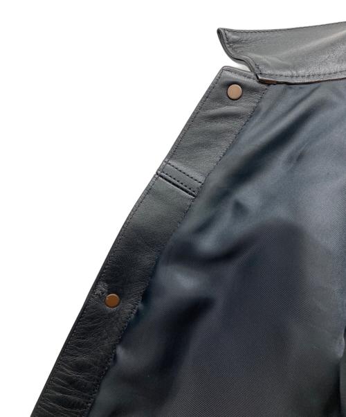 JELADO（ジェラード）JELADO (ジェラード) 44Leather Jacket ホースレザー ブラック サイズ:Mの古着・服飾アイテム