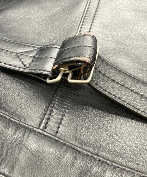 JELADO（ジェラード）JELADO (ジェラード) 44Leather Jacket ホースレザー ブラック サイズ:Mの古着・服飾アイテム