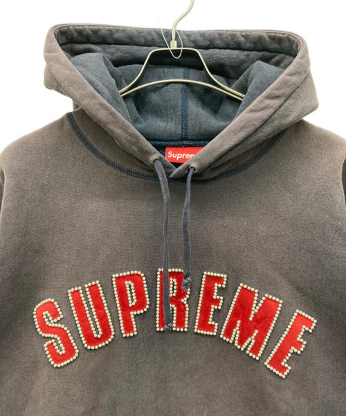 SUPREME（シュプリーム）SUPREME (シュプリーム) PEARL LOGO HOODED SWEATSHIRT ネイビー サイズ:XLargeの古着・服飾アイテム