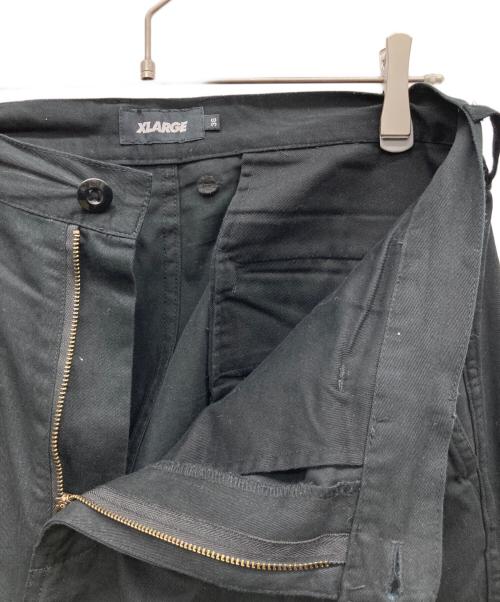 X-LARGE（エクストララージ）X-LARGE (エクストララージ) ダブルポケットカーゴパンツ ブラック サイズ:36の古着・服飾アイテム