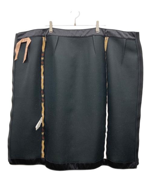 N°21（ヌメロヴェントゥーノ）N°21 (ヌメロヴェントゥーノ) チェックウールスカート ベージュ サイズ:42の古着・服飾アイテム