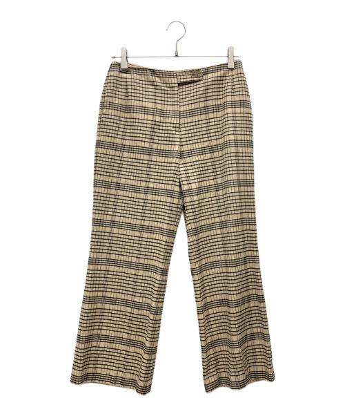 Acne studios（アクネ ストゥディオズ）ACNE STUDIOS (アクネ ストゥディオズ) チェックパンツ ベージュ サイズ:XS 165/654Aの古着・服飾アイテム