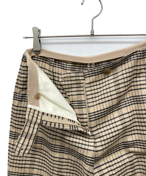 Acne studios（アクネ ストゥディオズ）ACNE STUDIOS (アクネ ストゥディオズ) チェックパンツ ベージュ サイズ:XS 165/654Aの古着・服飾アイテム