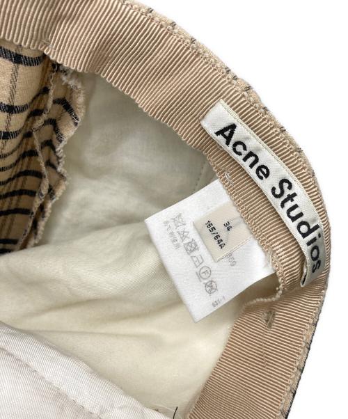 Acne studios（アクネ ストゥディオズ）ACNE STUDIOS (アクネ ストゥディオズ) チェックパンツ ベージュ サイズ:XS 165/654Aの古着・服飾アイテム