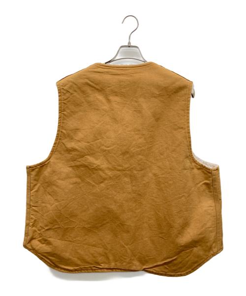 CarHartt（カーハート）CarHartt (カーハート) ダック地ベスト ブラウン サイズ:2X-LARGEの古着・服飾アイテム