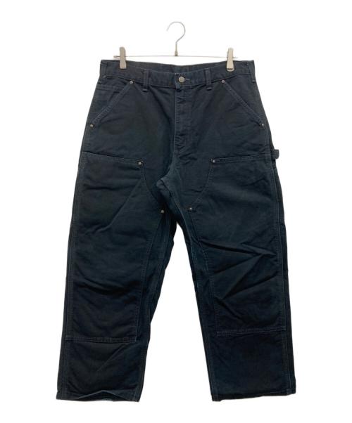 CarHartt（カーハート）CarHartt (カーハート) ダック地ダブルニーペインターパンツ ブラック サイズ:34×32の古着・服飾アイテム