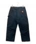 CarHartt (カーハート) ダック地ダブルニーペインターパンツ ブラック サイズ:34×32：15000円