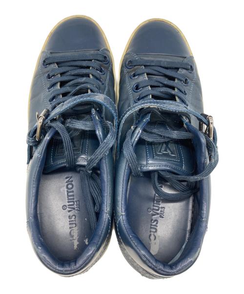LOUIS VUITTON（ルイ ヴィトン）LOUIS VUITTON (ルイ ヴィトン) ベルテッドスニーカー ネイビー サイズ:8の古着・服飾アイテム