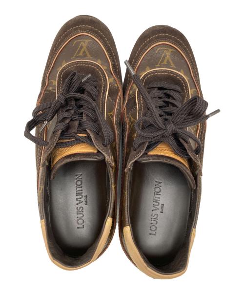 LOUIS VUITTON（ルイ ヴィトン）LOUIS VUITTON (ルイ ヴィトン) ローカットスウェードスニーカー ブラウン サイズ:6 2/1の古着・服飾アイテム