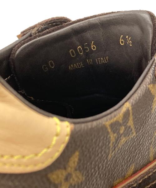 LOUIS VUITTON（ルイ ヴィトン）LOUIS VUITTON (ルイ ヴィトン) ローカットスウェードスニーカー ブラウン サイズ:6 2/1の古着・服飾アイテム