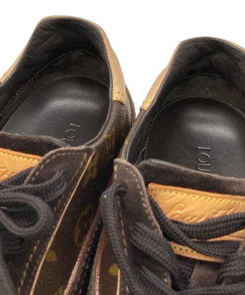 LOUIS VUITTON（ルイ ヴィトン）LOUIS VUITTON (ルイ ヴィトン) ローカットスウェードスニーカー ブラウン サイズ:6 2/1の古着・服飾アイテム