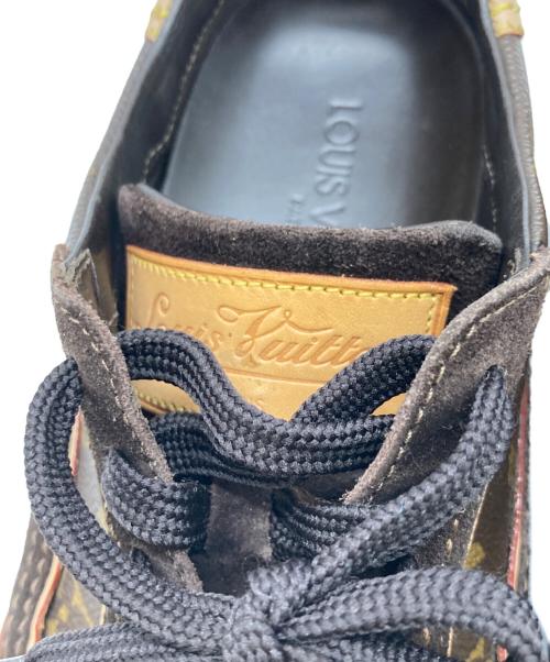 LOUIS VUITTON（ルイ ヴィトン）LOUIS VUITTON (ルイ ヴィトン) ローカットスウェードスニーカー ブラウン サイズ:6 2/1の古着・服飾アイテム