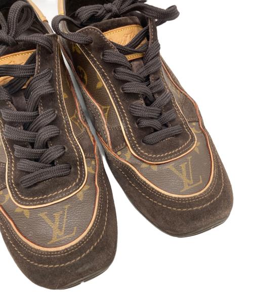 LOUIS VUITTON（ルイ ヴィトン）LOUIS VUITTON (ルイ ヴィトン) ローカットスウェードスニーカー ブラウン サイズ:6 2/1の古着・服飾アイテム