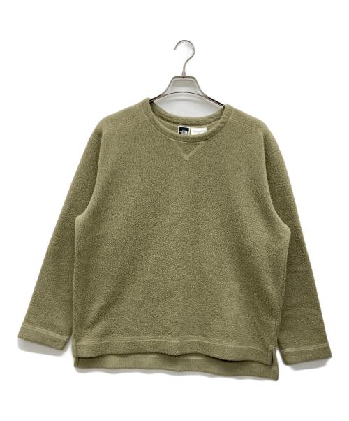 THE NORTH FACE（ザ ノース フェイス）THE NORTH FACE (ザ ノース フェイス) フリーススウェット 黄緑 サイズ:Sの古着・服飾アイテム