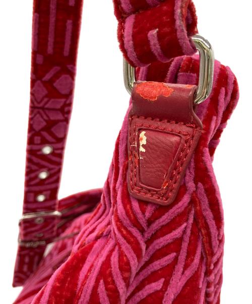 DIESEL（ディーゼル）DIESEL (ディーゼル) ショルダーバッグ ピンクの古着・服飾アイテム