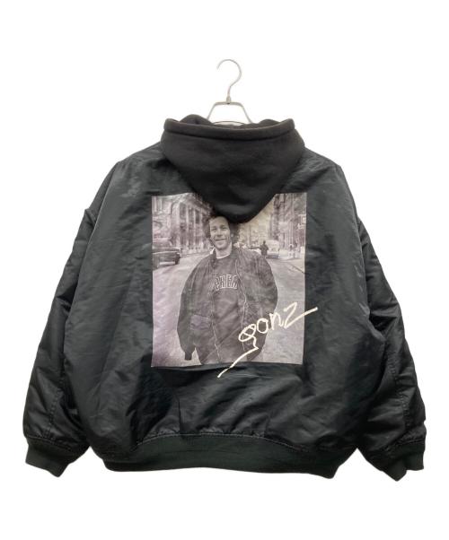 MARK GONZALES（マーク・ゴンザレス）MARK GONZALES (マーク・ゴンザレス) フライトジャケット ブラック サイズ:M,C88-96,T165-175の古着・服飾アイテム
