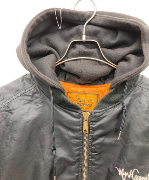 MARK GONZALES（マーク・ゴンザレス）MARK GONZALES (マーク・ゴンザレス) フライトジャケット ブラック サイズ:M,C88-96,T165-175の古着・服飾アイテム
