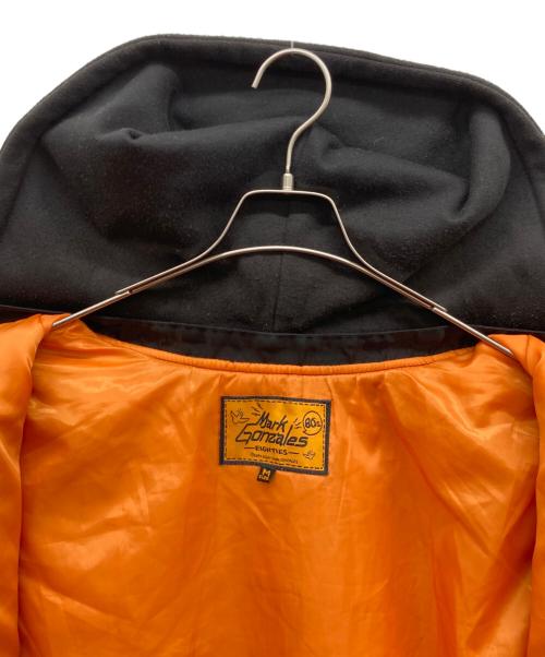 MARK GONZALES（マーク・ゴンザレス）MARK GONZALES (マーク・ゴンザレス) フライトジャケット ブラック サイズ:M,C88-96,T165-175の古着・服飾アイテム