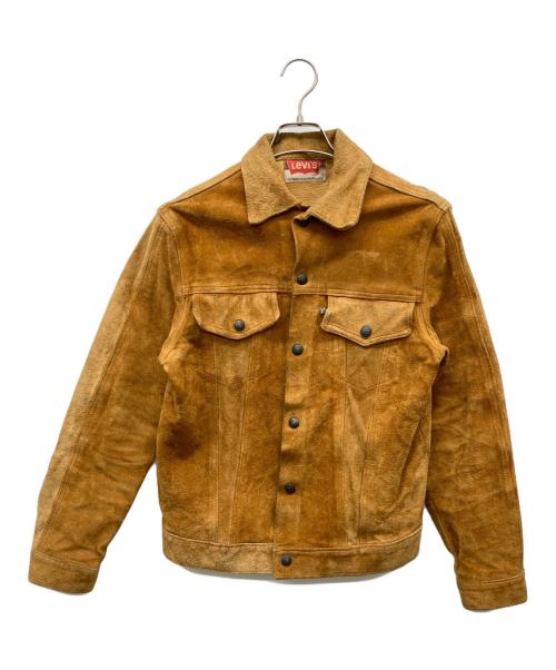 LEVI'S（リーバイス）LEVI'S (リーバイス) スウェードトラッカージャケット ブラウン サイズ:不明の古着・服飾アイテム