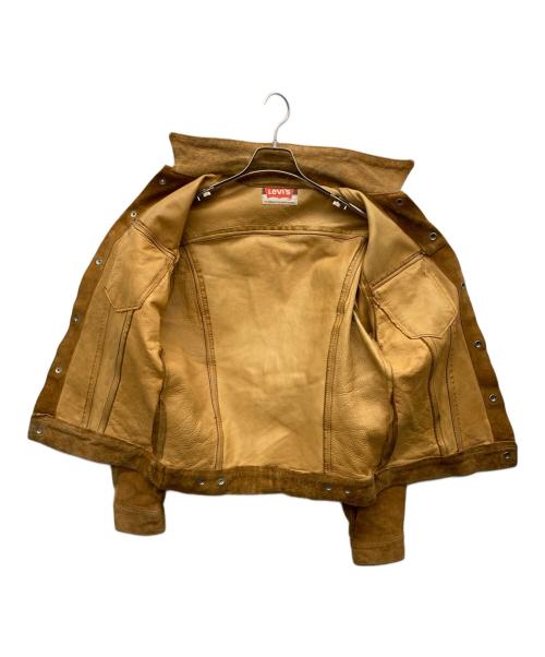 LEVI'S（リーバイス）LEVI'S (リーバイス) スウェードトラッカージャケット ブラウン サイズ:不明の古着・服飾アイテム