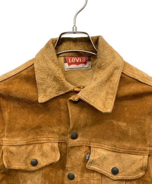 LEVI'S（リーバイス）LEVI'S (リーバイス) スウェードトラッカージャケット ブラウン サイズ:不明の古着・服飾アイテム