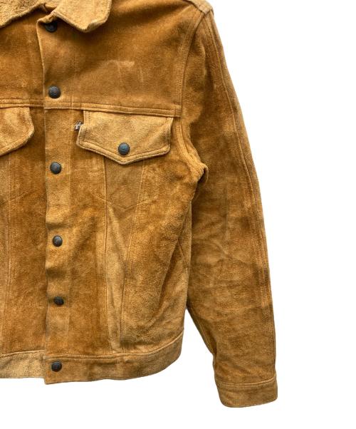 LEVI'S（リーバイス）LEVI'S (リーバイス) スウェードトラッカージャケット ブラウン サイズ:不明の古着・服飾アイテム