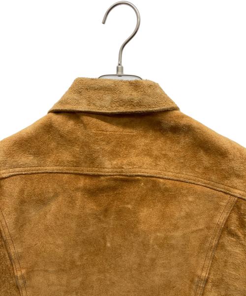LEVI'S（リーバイス）LEVI'S (リーバイス) スウェードトラッカージャケット ブラウン サイズ:不明の古着・服飾アイテム