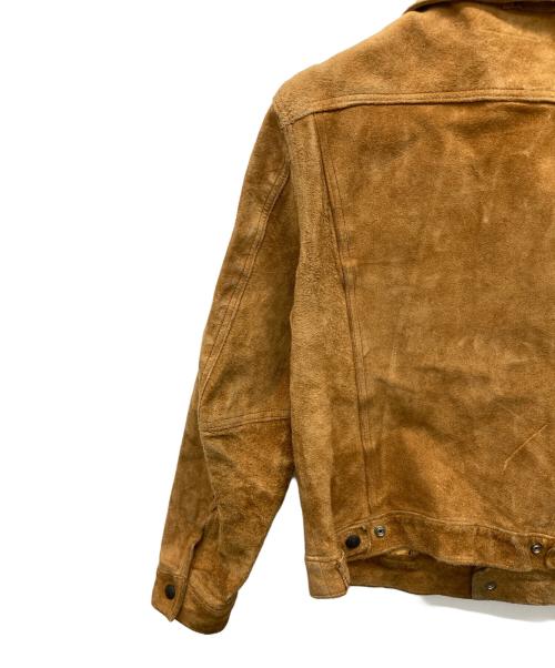 LEVI'S（リーバイス）LEVI'S (リーバイス) スウェードトラッカージャケット ブラウン サイズ:不明の古着・服飾アイテム