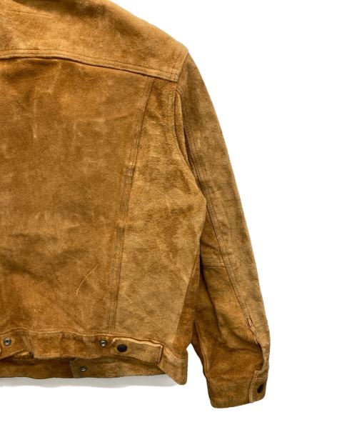 LEVI'S（リーバイス）LEVI'S (リーバイス) スウェードトラッカージャケット ブラウン サイズ:不明の古着・服飾アイテム