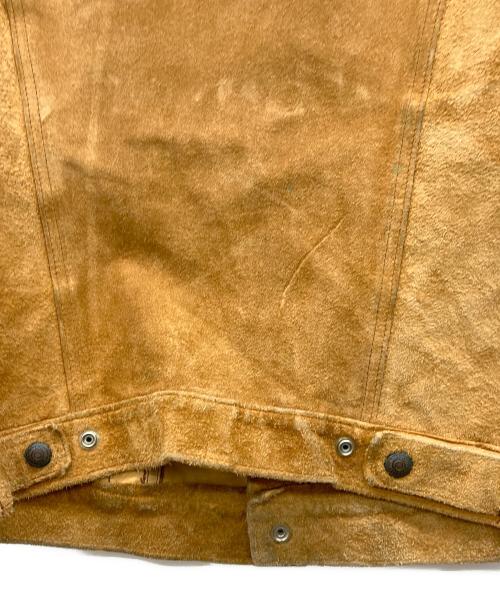 LEVI'S（リーバイス）LEVI'S (リーバイス) スウェードトラッカージャケット ブラウン サイズ:不明の古着・服飾アイテム