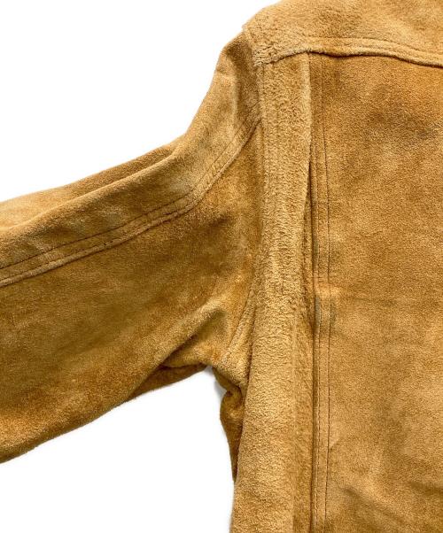 LEVI'S（リーバイス）LEVI'S (リーバイス) スウェードトラッカージャケット ブラウン サイズ:不明の古着・服飾アイテム