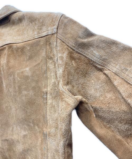 LEVI'S（リーバイス）LEVI'S (リーバイス) スウェードトラッカージャケット ブラウン サイズ:不明の古着・服飾アイテム