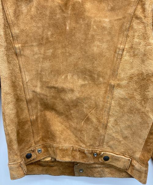 LEVI'S（リーバイス）LEVI'S (リーバイス) スウェードトラッカージャケット ブラウン サイズ:不明の古着・服飾アイテム