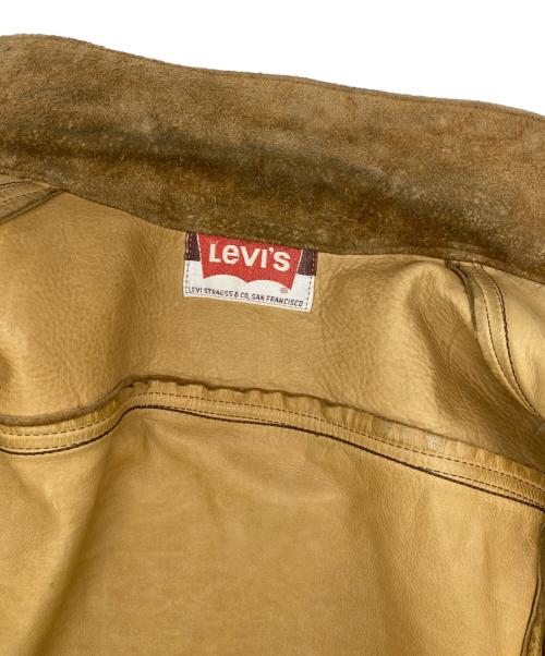 LEVI'S（リーバイス）LEVI'S (リーバイス) スウェードトラッカージャケット ブラウン サイズ:不明の古着・服飾アイテム