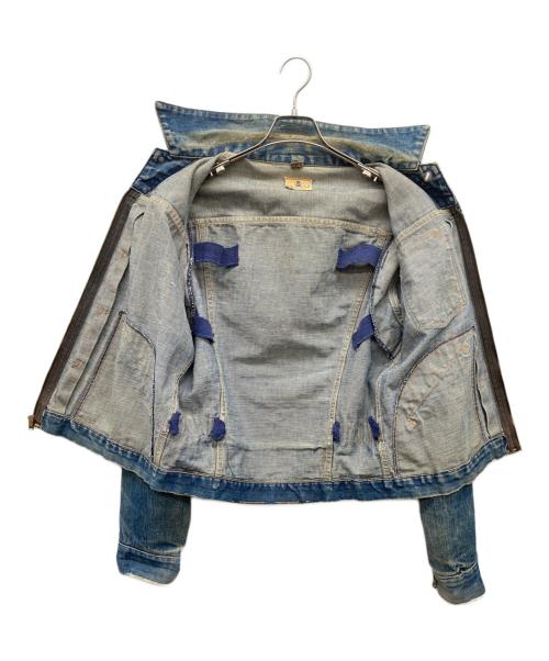 Wrangler（ラングラー）Wrangler (ラングラー) 11MJZ デニムジャケット 前期タイプ 縦ベル インディゴ サイズ:40の古着・服飾アイテム